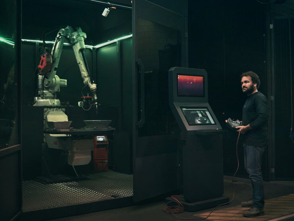 MX3D - printer en man ai