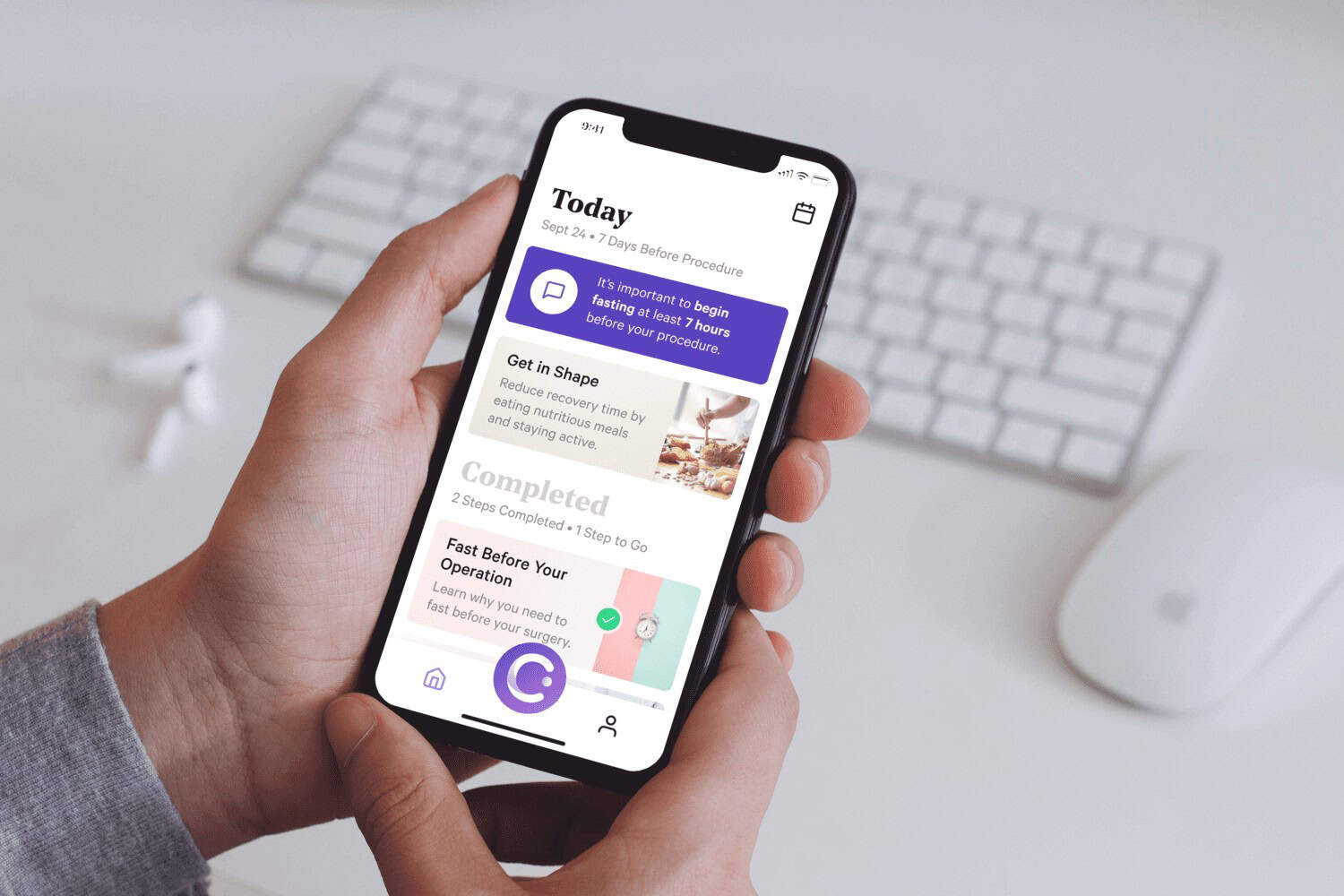 CaroHealth Telefoon app rominwest
